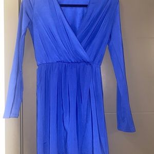 Tobi royal blue vneck dress